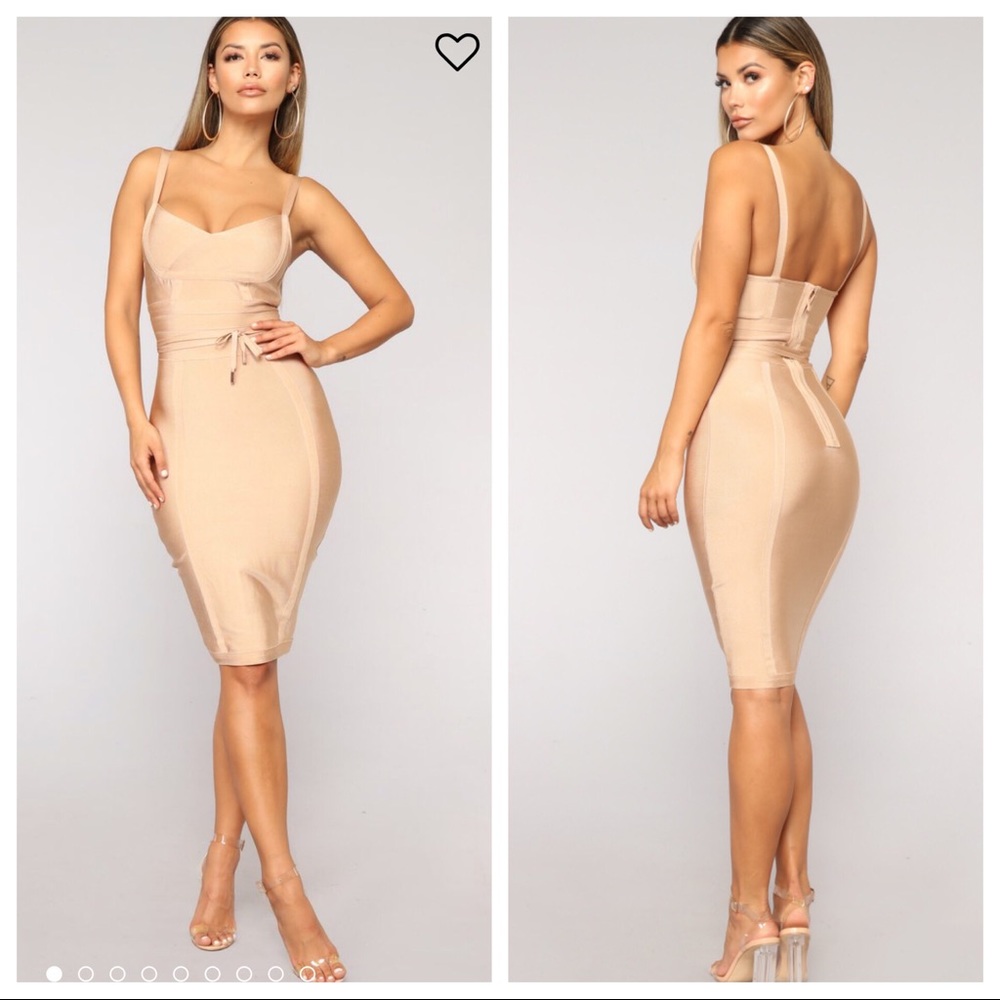 Nude Bandage Dress